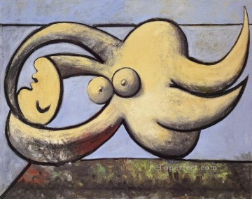  nue - Femme nue Couchee 1932 Cubismo